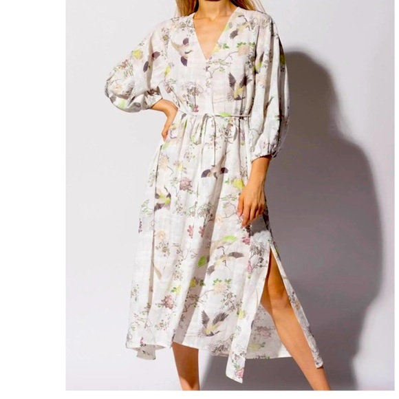 All Saints Dresses & Skirts - 🕊️ALL SAINTS🕊️ US 6 Floral White Dress